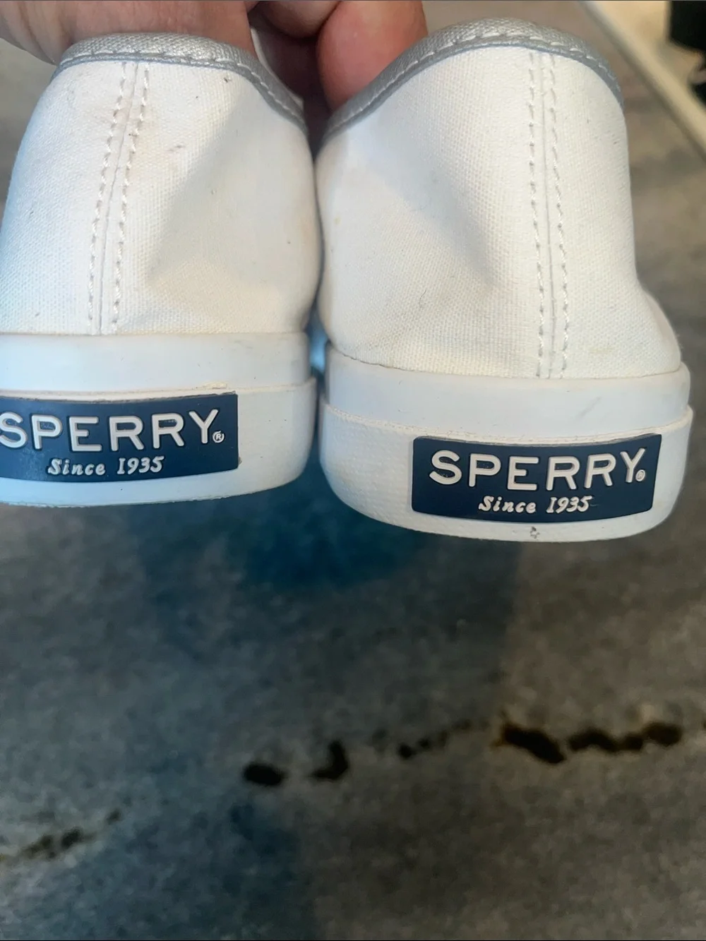 Sperry Gold & White C-3PO and R2-D2 Slip-On Loafers
